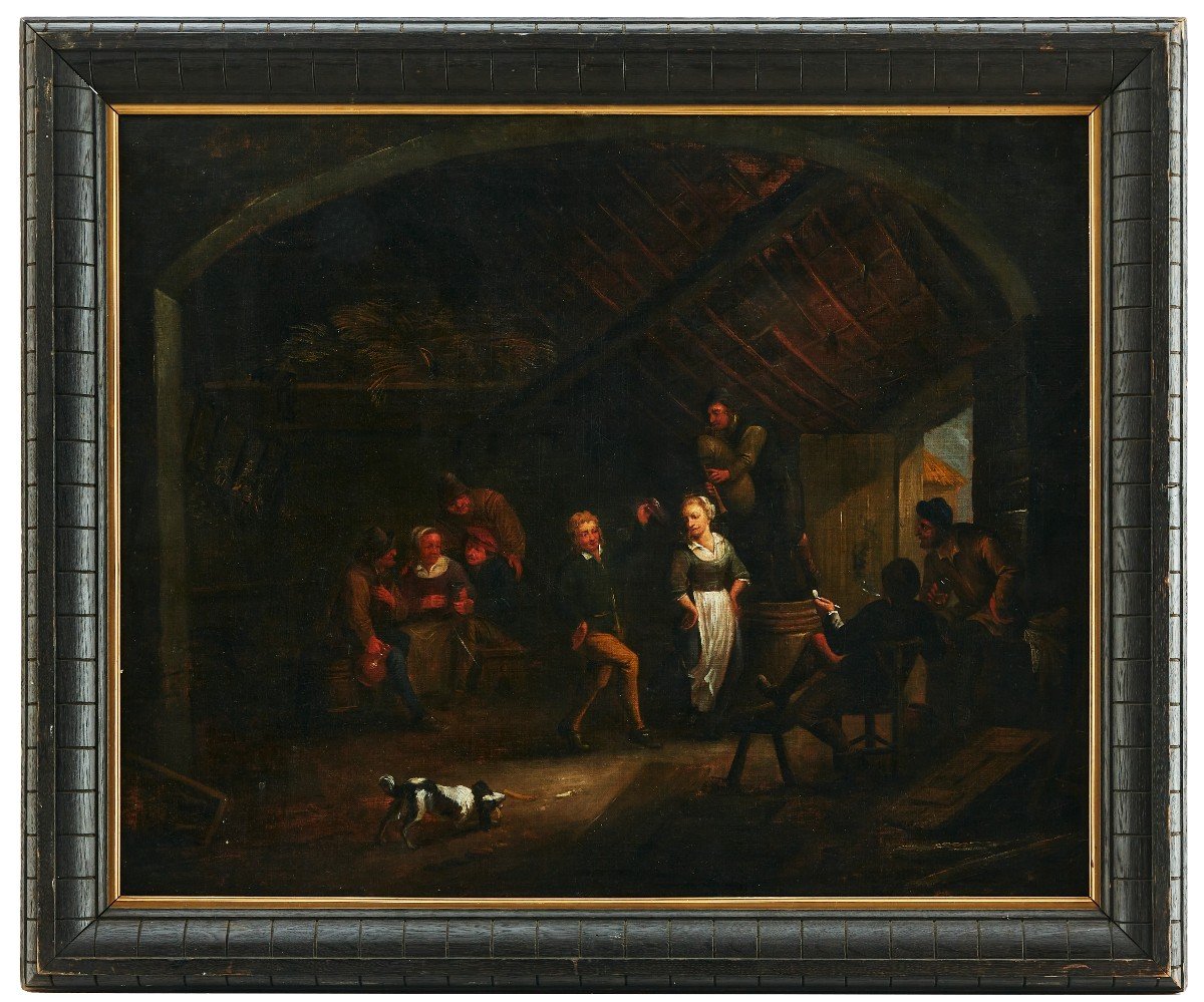 Adriaen Van Ostade 1610 To 1685 Holland, Tavern Entertainment 2nd Half Of The 17th Century