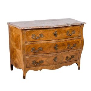 Rococo Chest Of Drawers With Three Drawers, 18th Century, Circa 1750