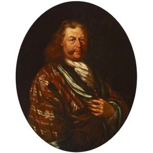 Portrait Of A Man In A Dressing Gown, 17th Century!!!