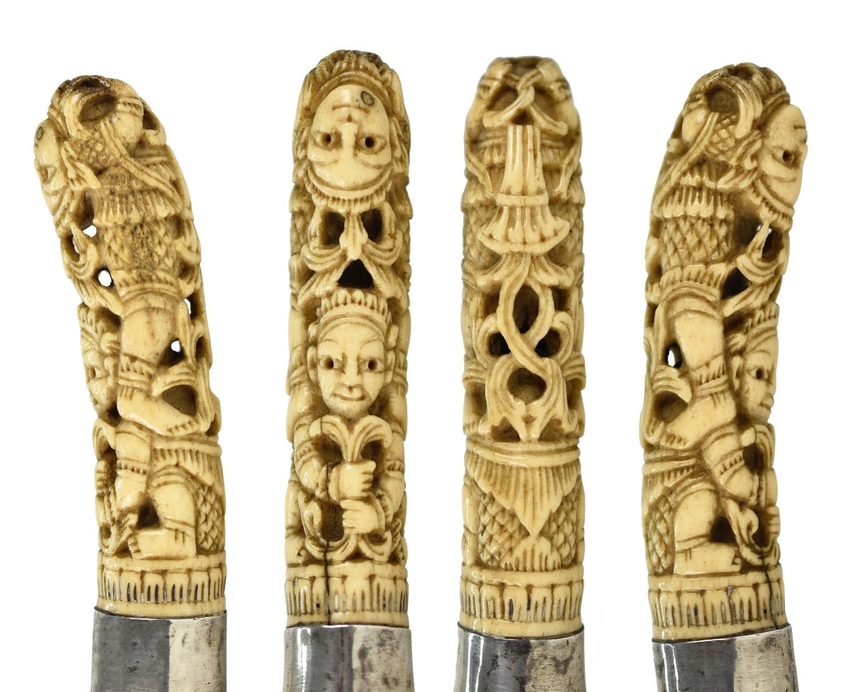 Burmese Dagger With Carved Handle-photo-4