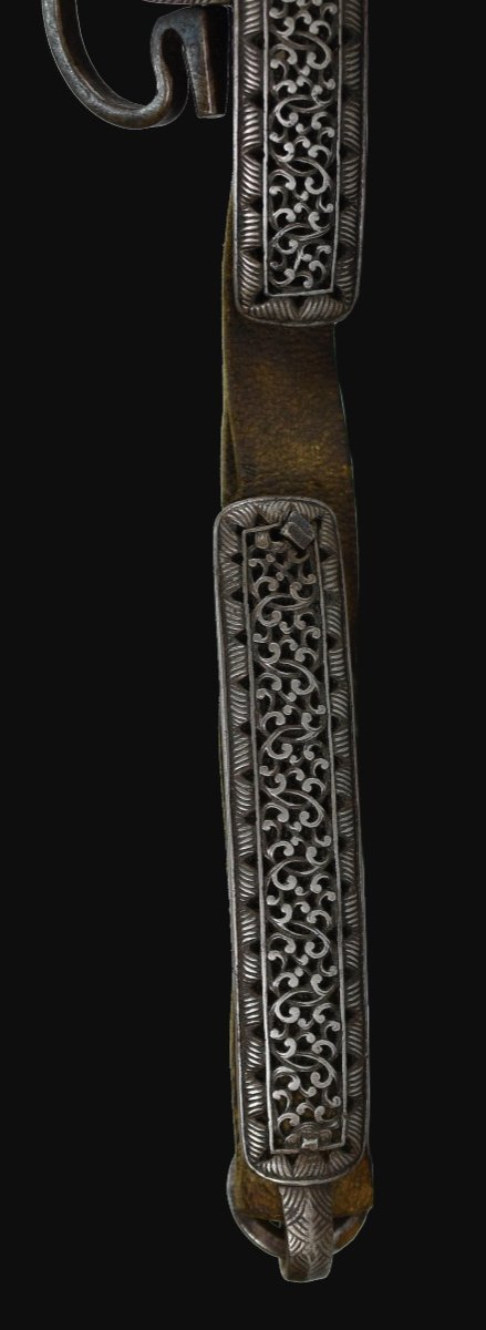 Tibetan Pierced Iron Belt-photo-3