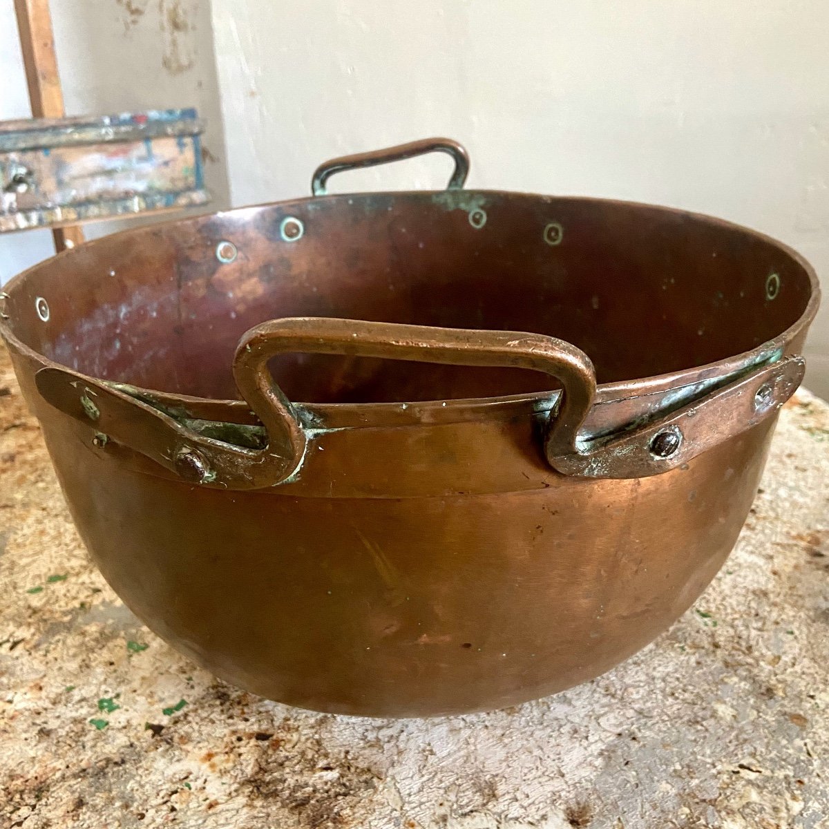 Old French Copper Confectionery Pot-photo-4