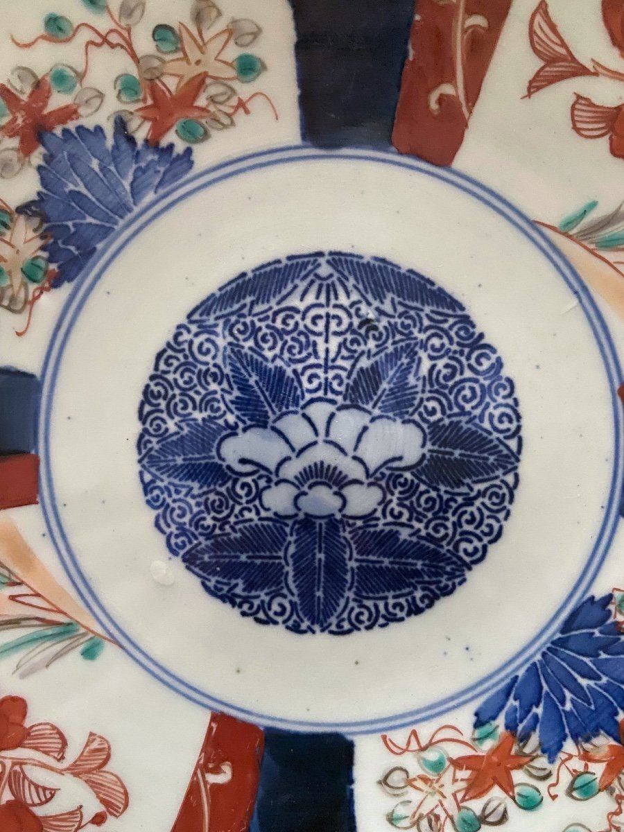 Grand plat japonais ancien Imari.-photo-2