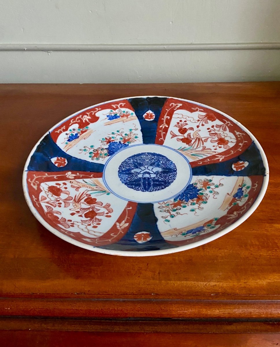 Grand plat japonais ancien Imari.-photo-3