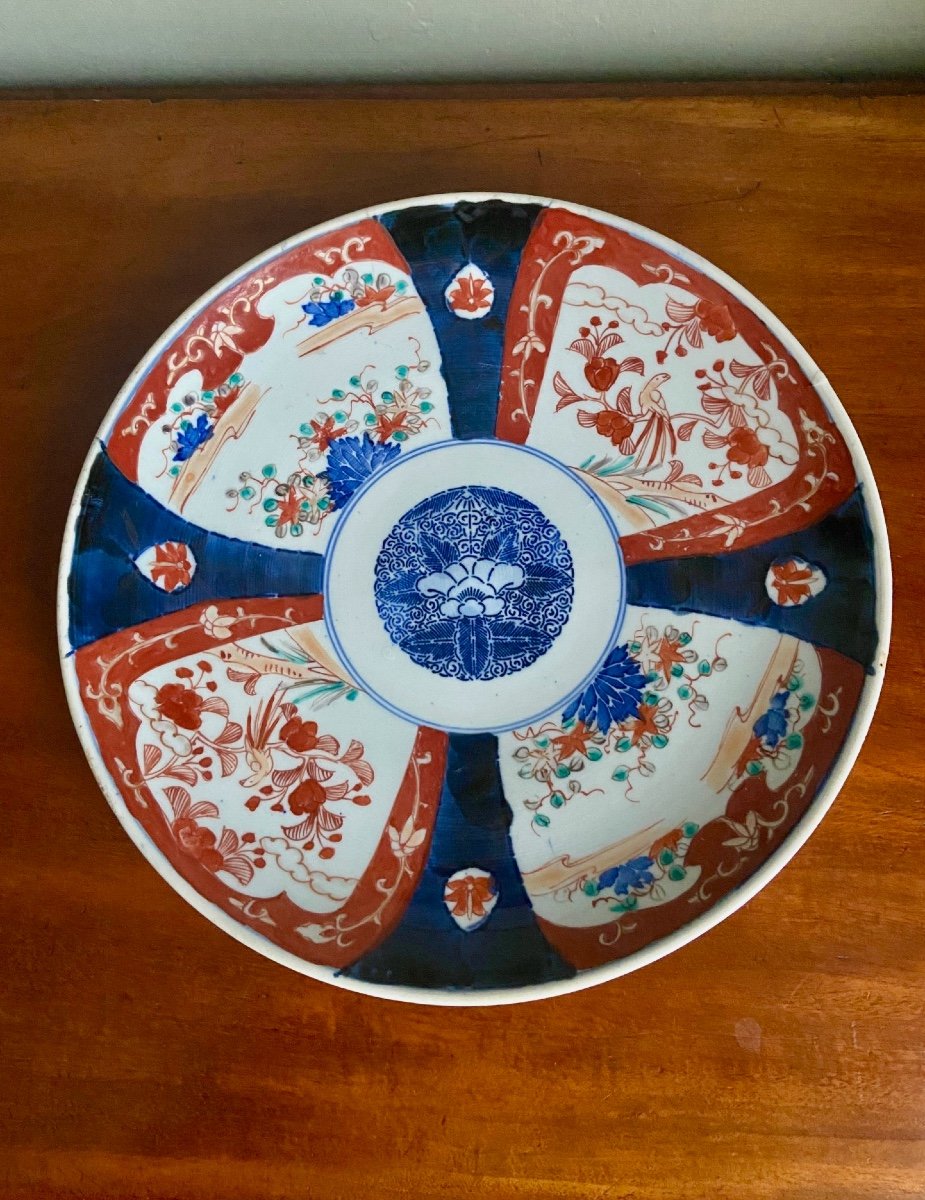 Grand plat japonais ancien Imari.-photo-4