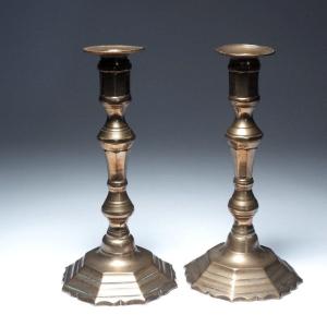 Pair Of Louis XIV Candlesticks