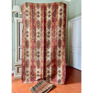 Old French Curtain Or Portiere 