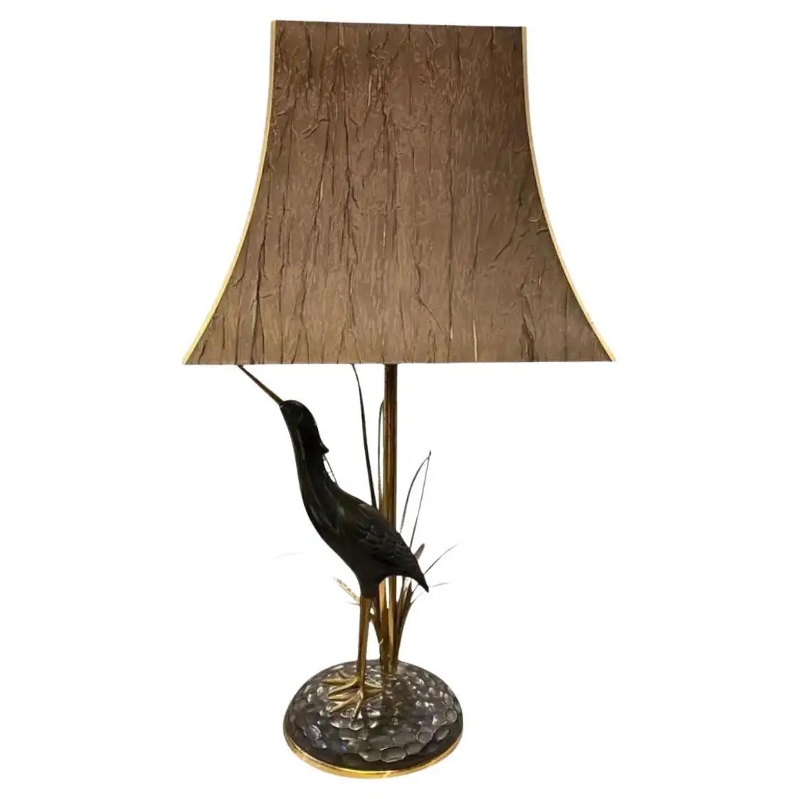 A 1950s  Brass Italian Table Lamp By Lanciotto Galeotti