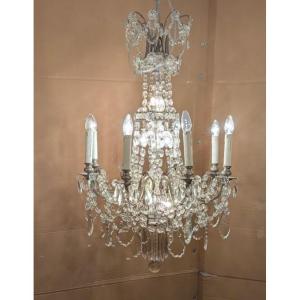 Luster French Bronze Silver Louis 16 Style