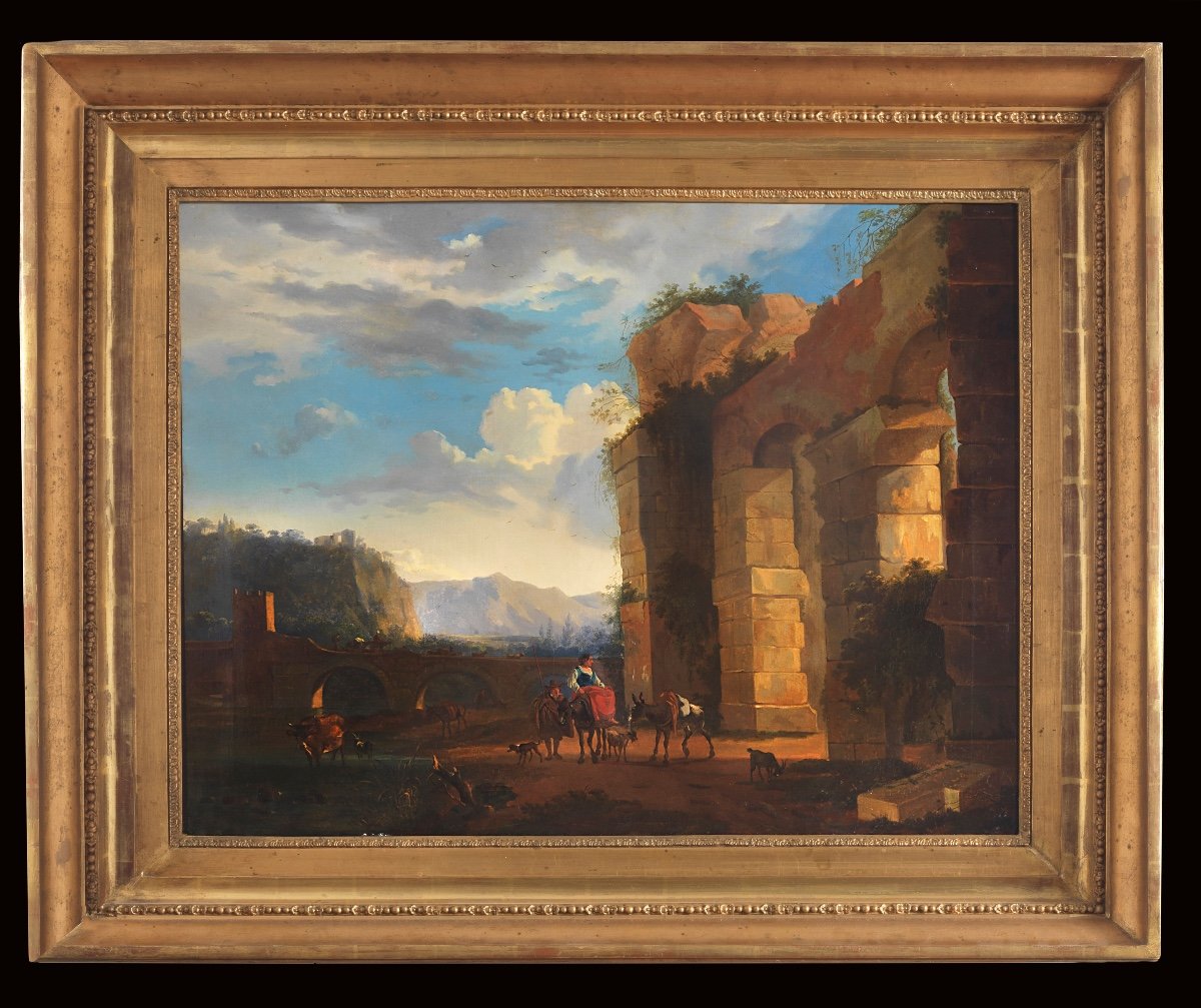 Paysage Avec Ruines Du XVIIIe siècle