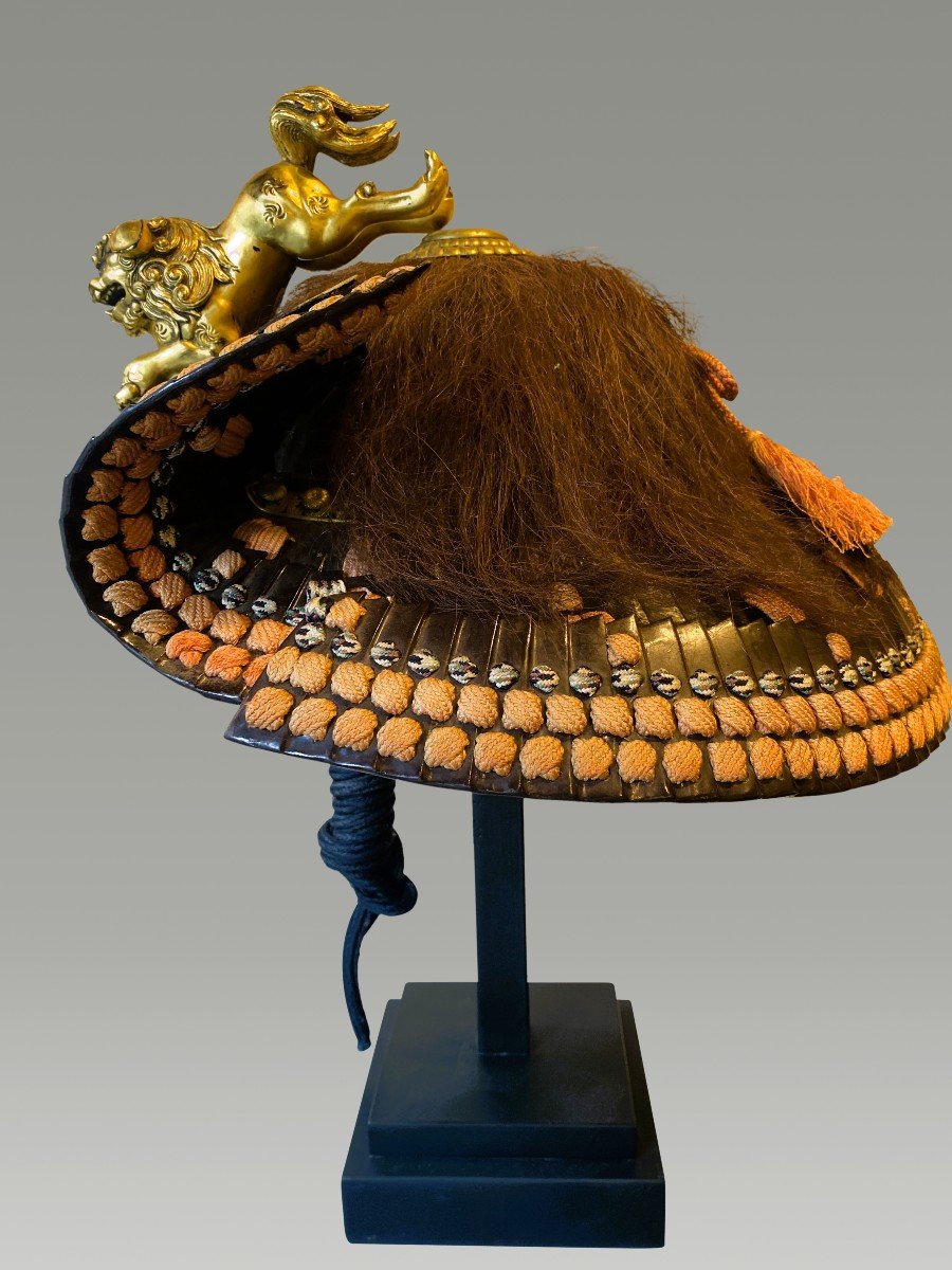 Samurai Helmet, Souhatsunari Ken Suji Kabuto Edo Period-photo-1