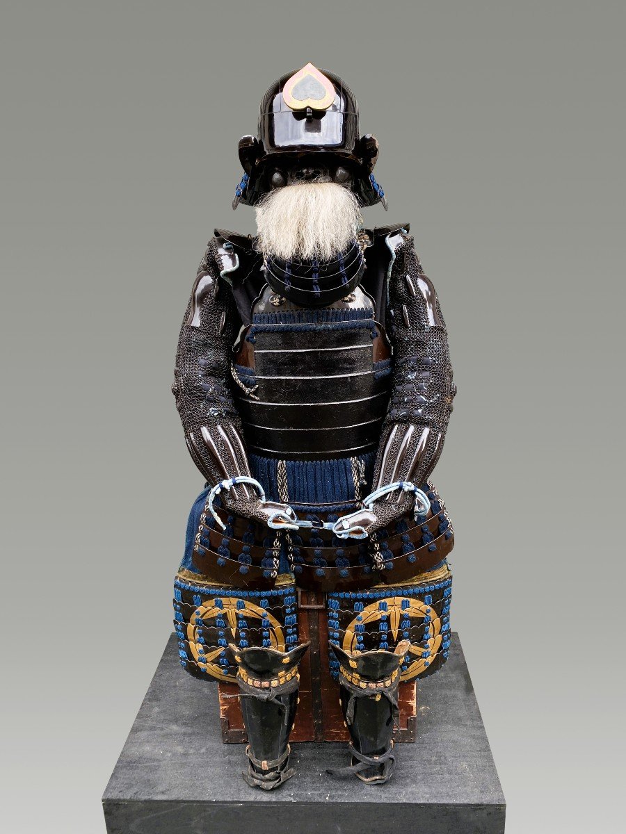 Samurai Armor, Kabuto Zunari Black Lacquer Late 18th Century