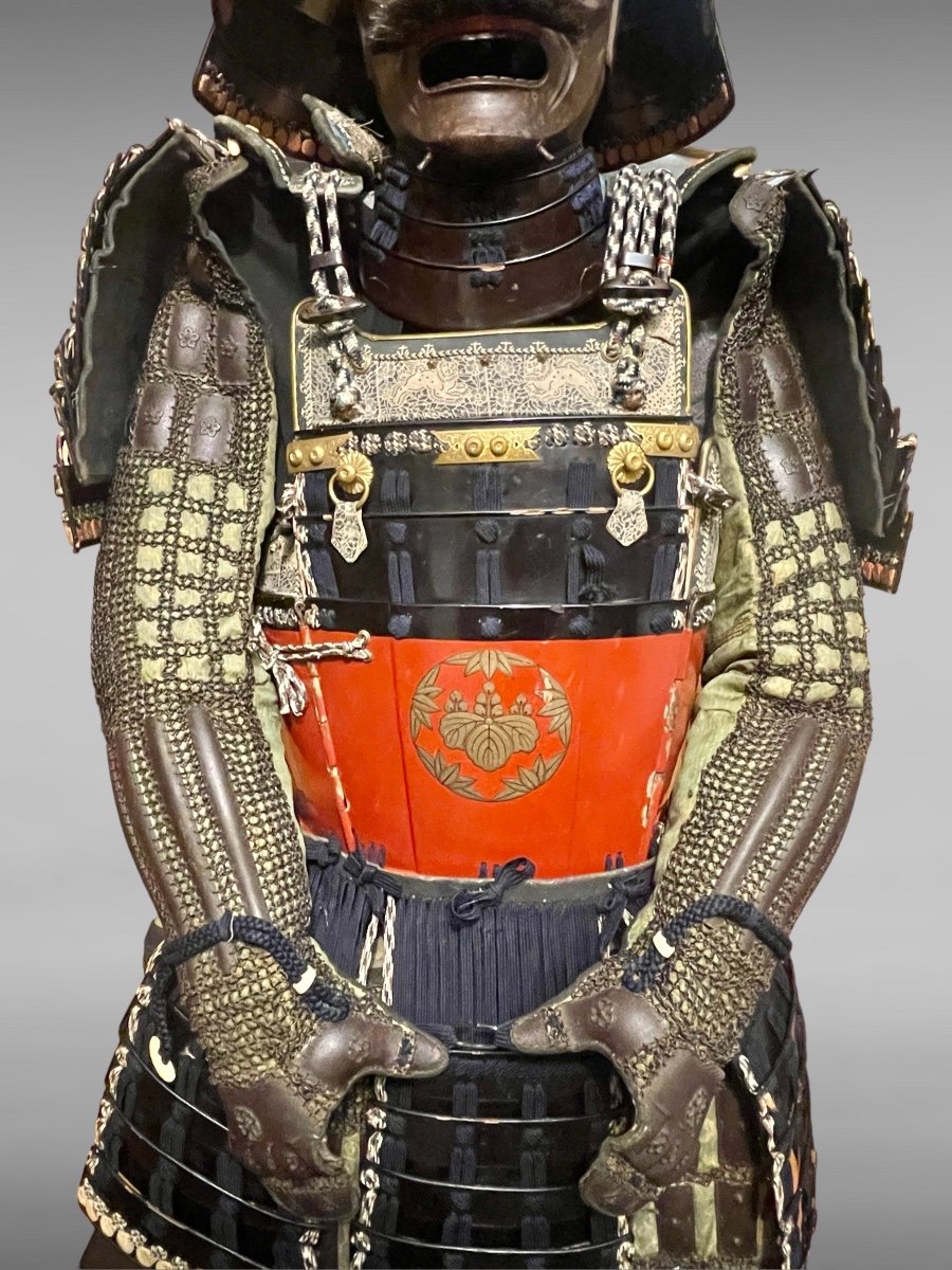 Armure Complète De Samuraï - Période Edo (1603 - 1868).-photo-1