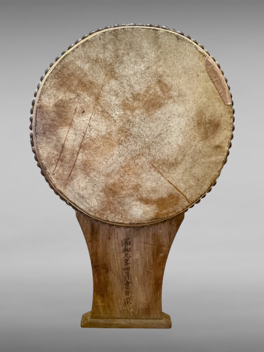 Important Taiko Drum - Meiji Period (1868 - 1912).-photo-2