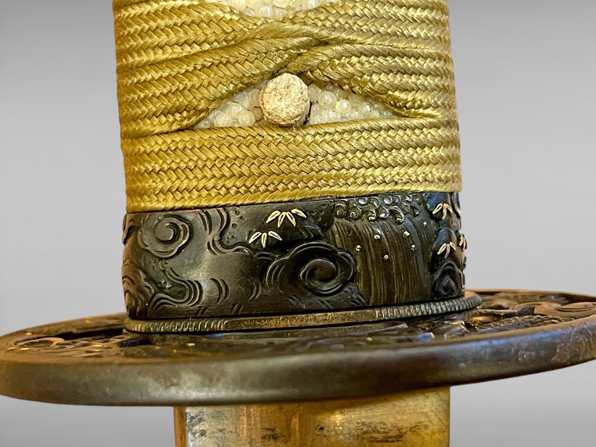 Japanese Sword Wakizashi Mumei - Shintô Anei Period (1620 - 1673).-photo-3