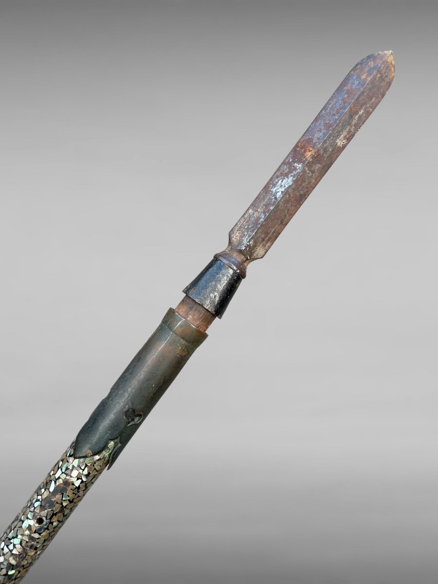 Samurai Yari Spear - Edo Period (1603-1868).-photo-3