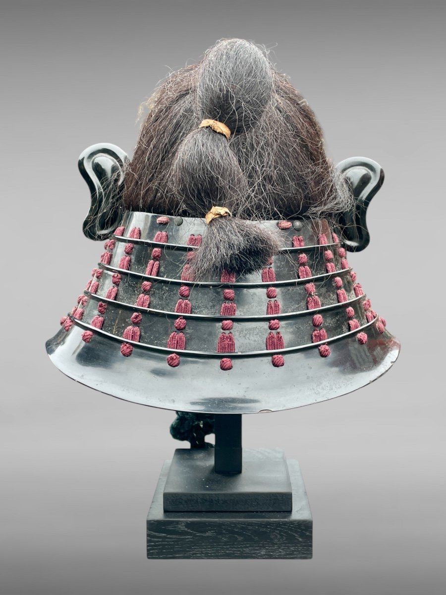 Yarouzunari Kabuto De Samurai En Fer Forgé - Période Edo (1603-1868).-photo-4