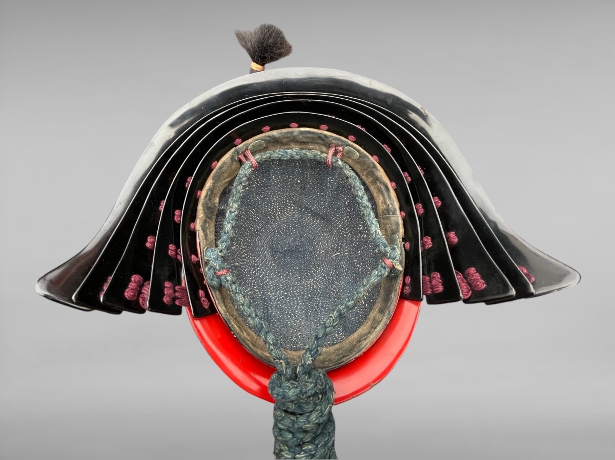 Yarouzunari Kabuto De Samurai En Fer Forgé - Période Edo (1603-1868).-photo-7