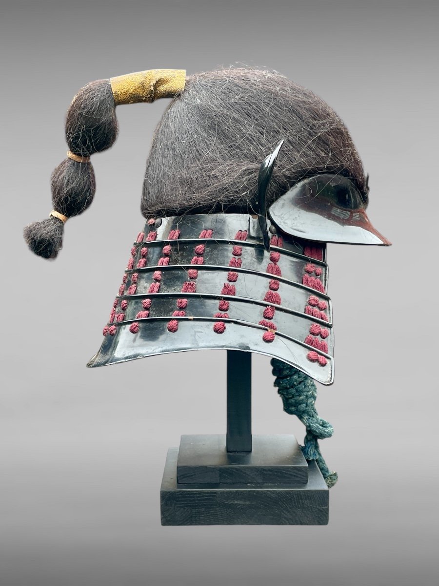 Yarouzunari Kabuto De Samurai En Fer Forgé - Période Edo (1603-1868).