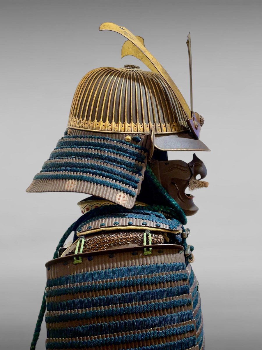 Armure Complète De Samuraï  du clan SHIMAZU- Période Edo (1603 - 1868).-photo-1