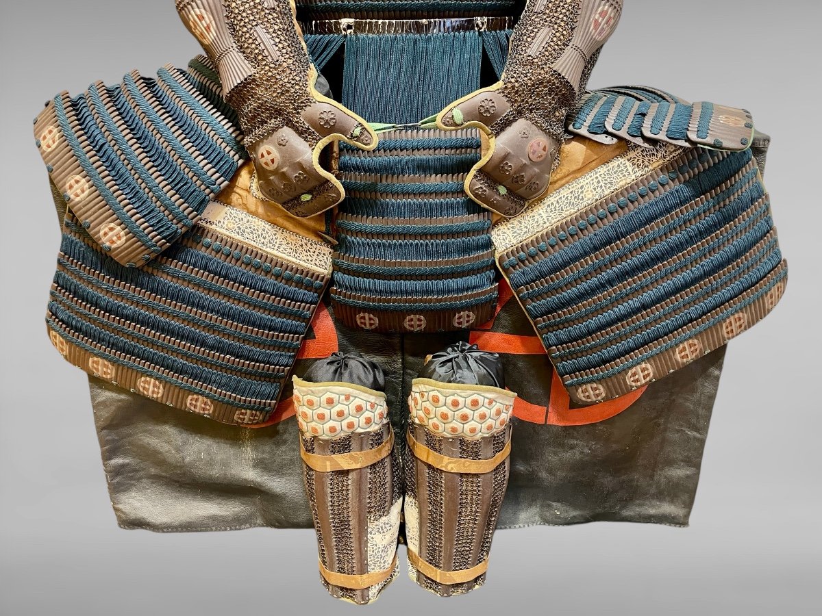 Armure Complète De Samuraï  du clan SHIMAZU- Période Edo (1603 - 1868).-photo-4