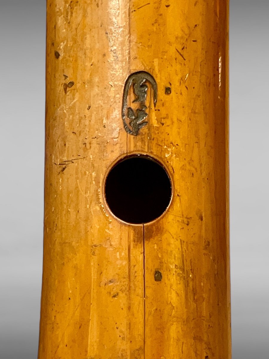 Set Of Three Bamboo Flutes - Edo Period (1603-1868).-photo-5