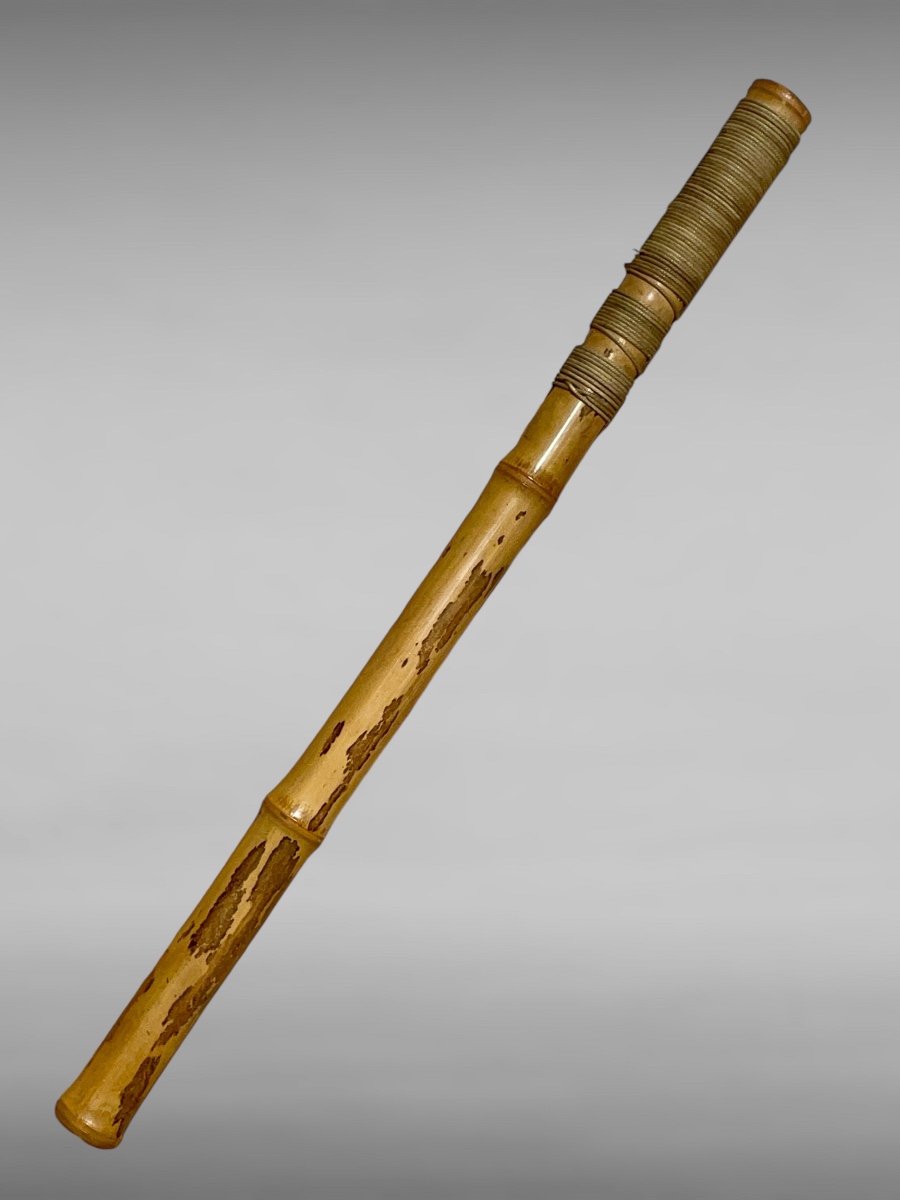 Set Of Three Bamboo Flutes - Edo Period (1603-1868).-photo-8