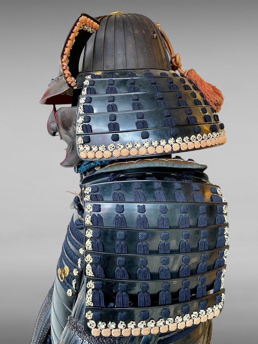 Full Samurai Armor Of The Kyogoku Clan - Edo Period (1603 - 1868).-photo-3