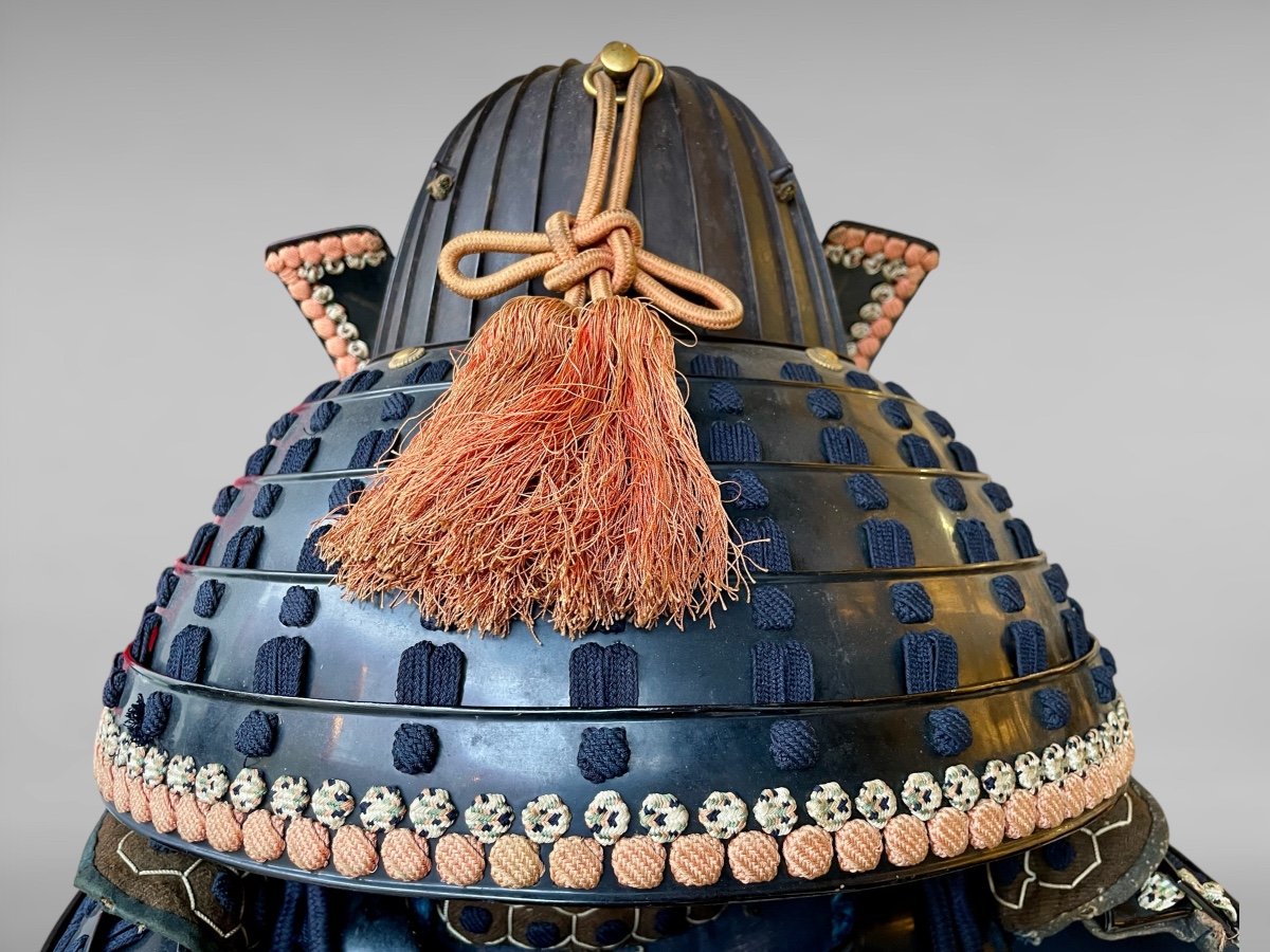 Full Samurai Armor Of The Kyogoku Clan - Edo Period (1603 - 1868).-photo-3