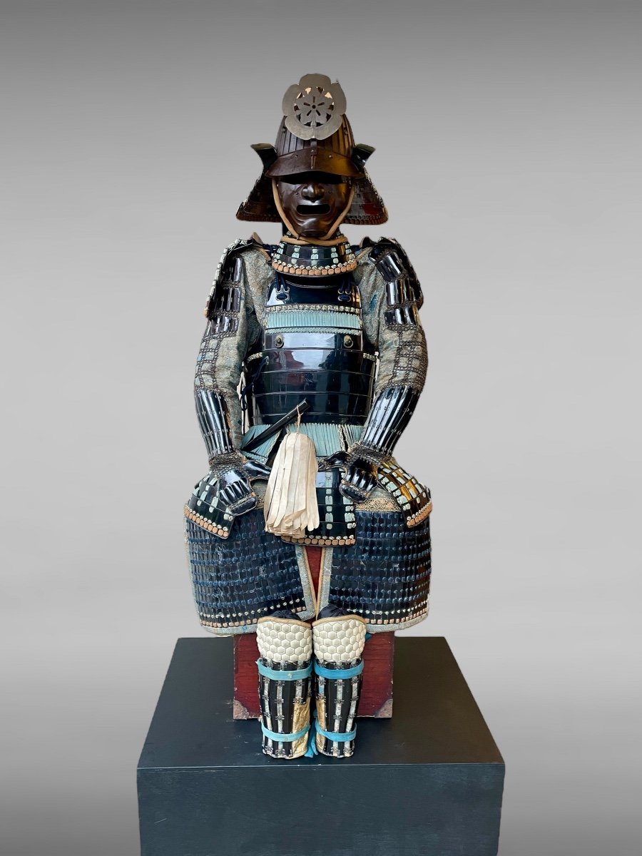 Armure Complète De Samuraï  Du Clan Oda - Période Edo (1603 - 1868).