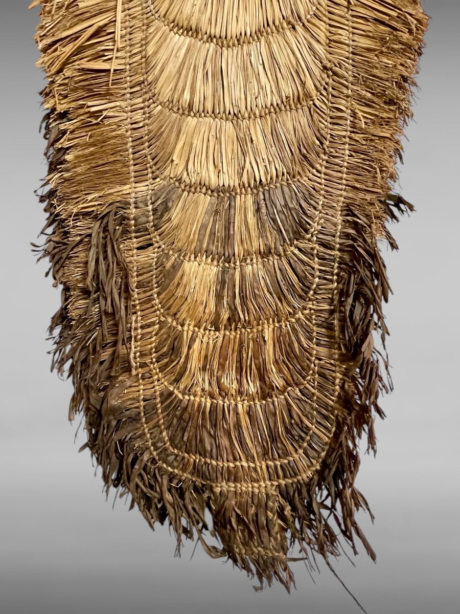 Ainu Culture - Rainwear Made From Woven Plant Fiber - 19th Century. -photo-8