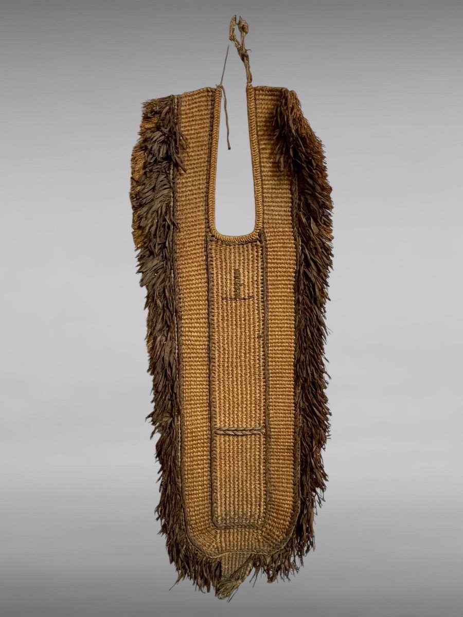 Ainu Culture - Rainwear Made From Woven Plant Fiber - 19th Century. 