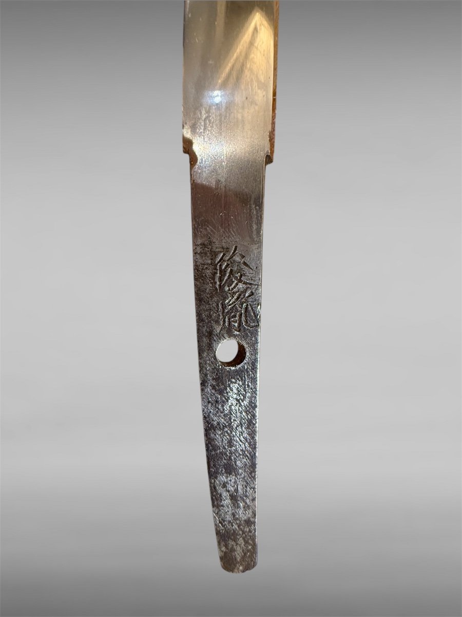 Samurai Tanto, Nbthk Certificate - End Of The Edo Period, Ansei Era (1855-1860).-photo-5