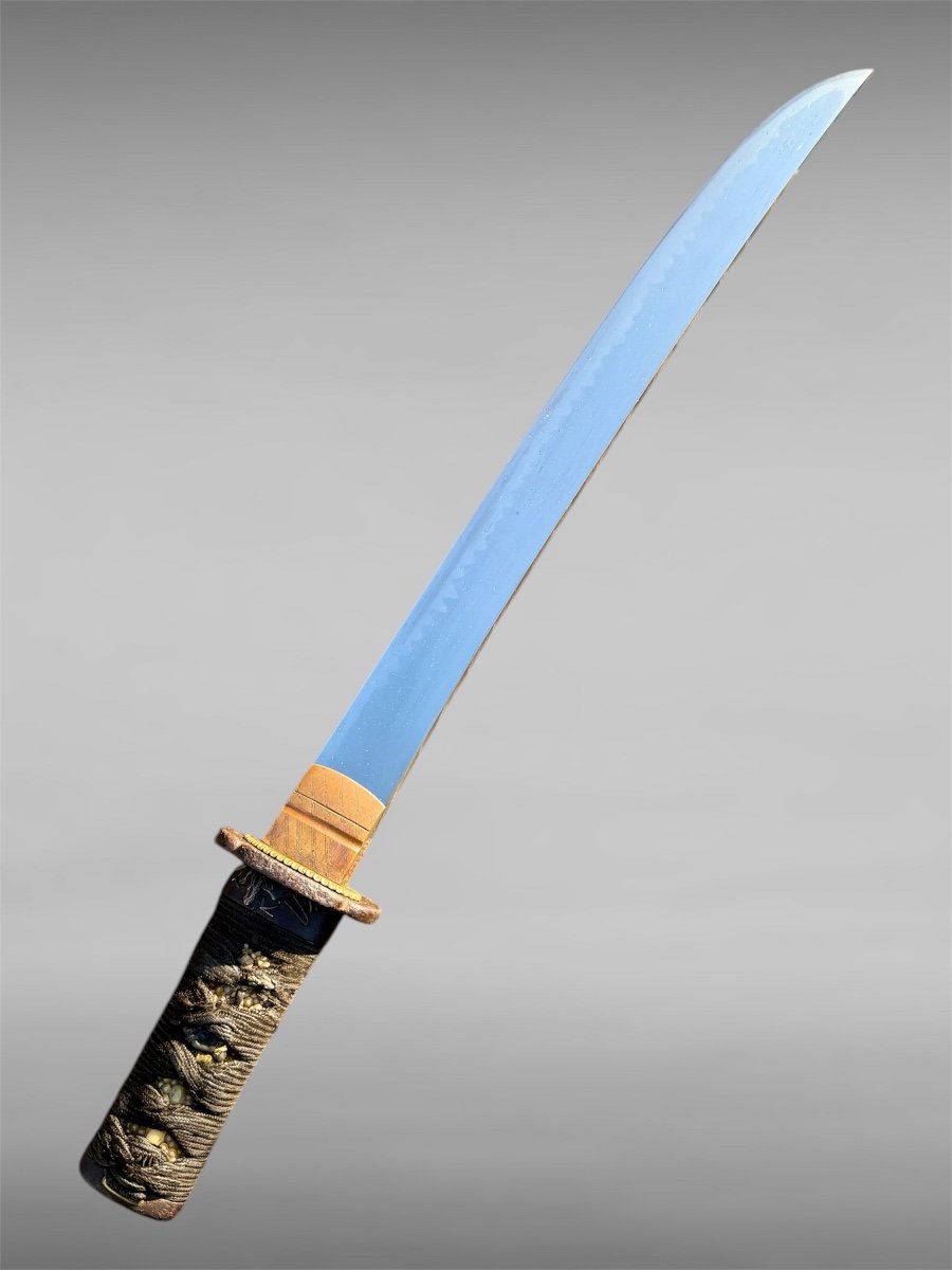 Tanto De Samuraï  signé- Période Edo (1603-1868).-photo-3