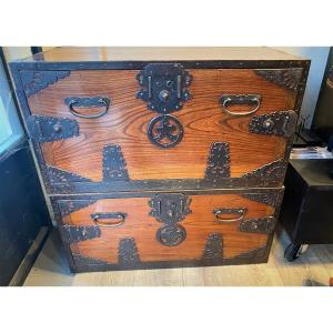 Traditional Japanese Furniture Called Tansu Late Edo Period