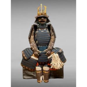 Armure Complète De Samuraï  du clan SHIMAZU- Période Edo (1603 - 1868).