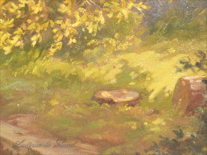 Hsp Painting Bordeaux Garden August Morning Eugène Forel 1931-photo-1