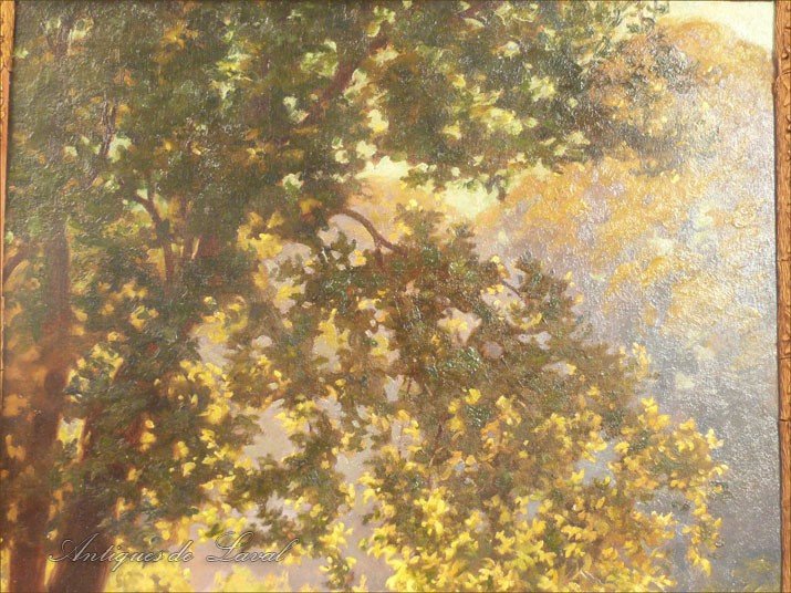 Hsp Painting Bordeaux Garden August Morning Eugène Forel 1931-photo-3