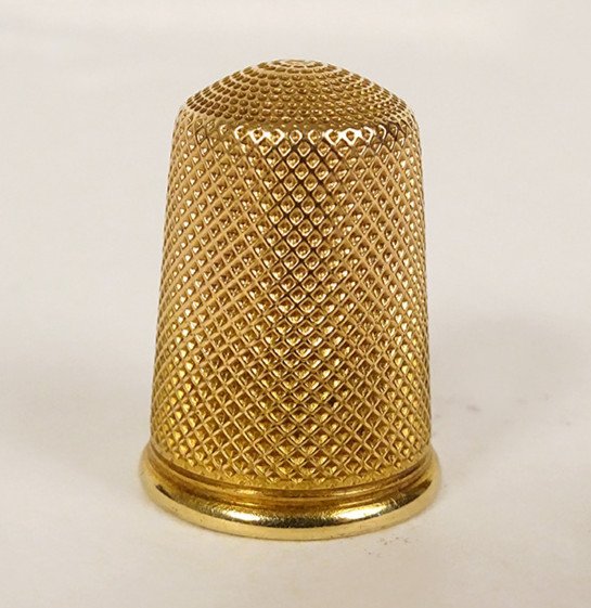 Thimble Solid Gold 18 Carats 5.85gr 19th Century
