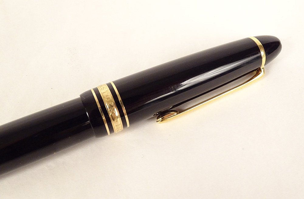 Stylo Bille Montblanc Meisterstuck Classique Résine Noire XXème Siècle-photo-2