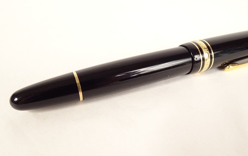 Stylo Bille Montblanc Meisterstuck Classique Résine Noire XXème Siècle-photo-3