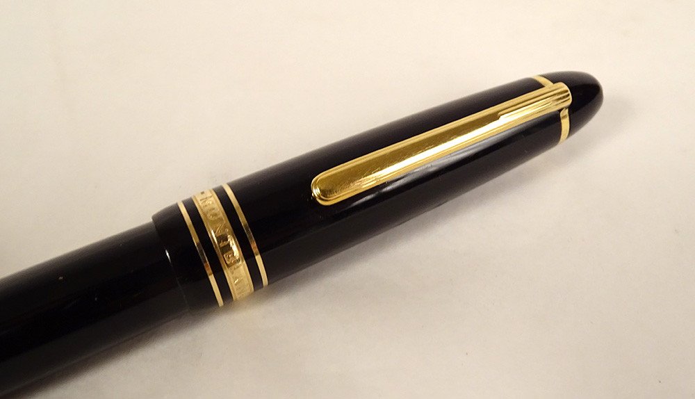 Stylo Bille Montblanc Meisterstuck Classique Résine Noire XXème Siècle-photo-4