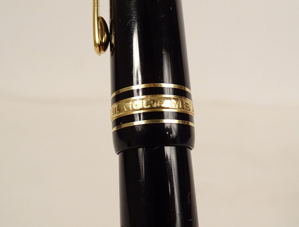 Stylo Bille Montblanc Meisterstuck Classique Résine Noire XXème Siècle-photo-3