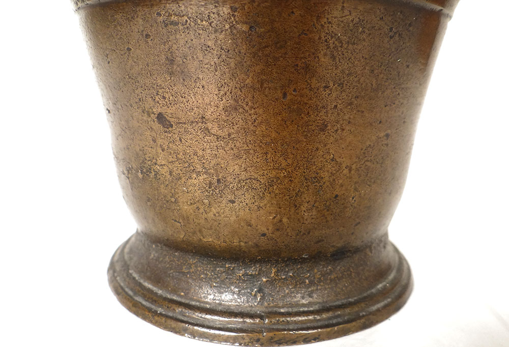 Mortar Apothecary Brazen Bronze Friesland XVI Flowers-photo-3