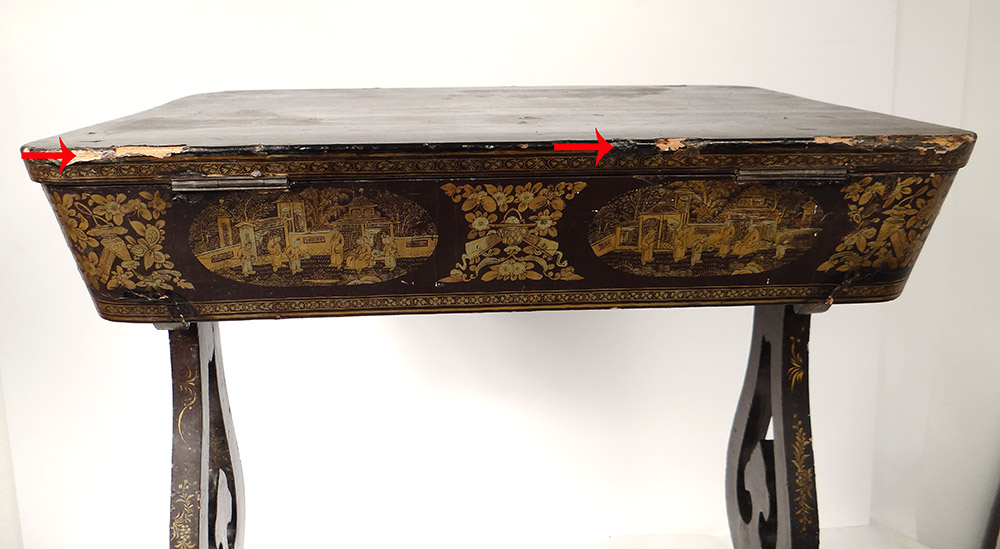 Worker Lacquered Wood Gilding Characters Chinese Pagoda Napoleon III Nineteenth-photo-4