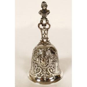 Bell Bell Table Sterling Silver English Sheffield Landeck 1898 60.97gr