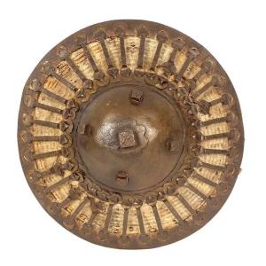 Conical Battle Shield Kalkan Ottoman Turkish Wrought Iron Eighteenth Century