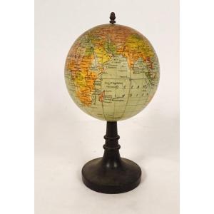 Small Terrestrial Globe World Map Geographer Forest 17 Rue Buci Paris 19th