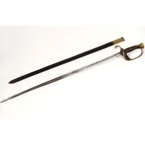 Sabre épée d'Enfant Officier Infanterie Bois Bronze Doré XIXème Siècle