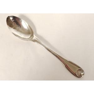 Silver Porridge Spoon Farmers General Paris Langlois 26gr XVIIIth